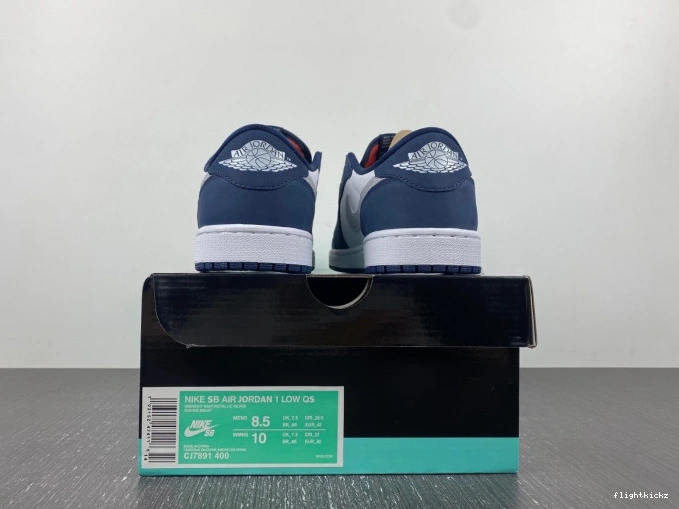 Navy Midnight SB Jordan 1 CJ7891-400 Low 1007